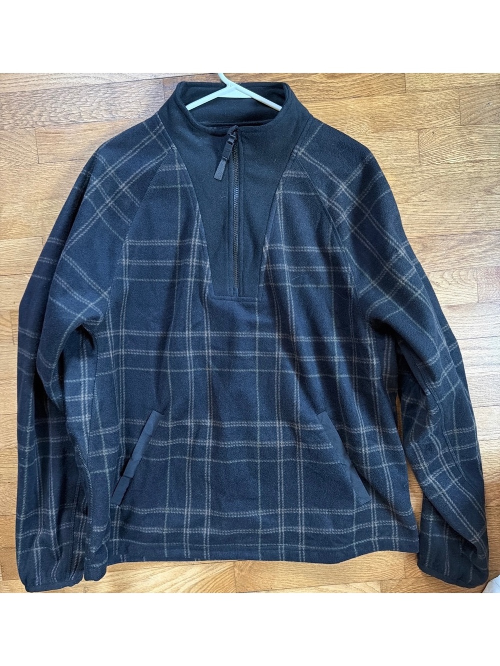 XL - Men - Fabletics Plaid Pullover Fleece
